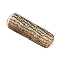 Cojín De Pluma Suave De Diseño De Madera Natural Para Hogar Y Camping Estilo Cilíndrico Cubierta De Peluche Suave 1 Pieza - details 12