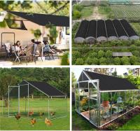 Vela de sombra rectangular de 3x6m, ojal resistente a los rayos UV, 90% negro, toldo de jardín, dosel para Patio, tela UV para plantas, piscina y hogar - details 4