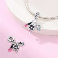Reloj De Desayuno Con Encantos Diarios De Plata 925 Pendientes De Cuentas Exquisitos Para Pulseras DIY Joyería Colores Plata Rosa Azul Morado Rojo - details 18