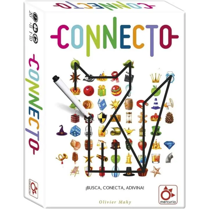 Connecto - Mercurio - Juego de Mesa, 4 Modos de Juego, +8 Años - 1