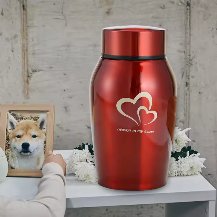 Urbana De Acero Inoxidable Para Mascotas Portátil Y Ligera Recuerdo De Funeral Cremación Para Gatos Perros Conejos - 1