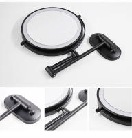 Espejo De Baño Plegable De 8 Pulgadas Negro Con Luz Y Ajuste De Intensidad Iluminación Para Maquillaje Espejo De Vanidad Magnificado 10x Montado En La Pared - details 3