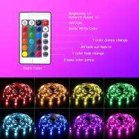 Tira De Luces LED Flexible USB 5V Con Control Remoto Bluetooth 24 Teclas RGB Para Decoración De Habitaciones Luz De Fondo Para TV - details 4