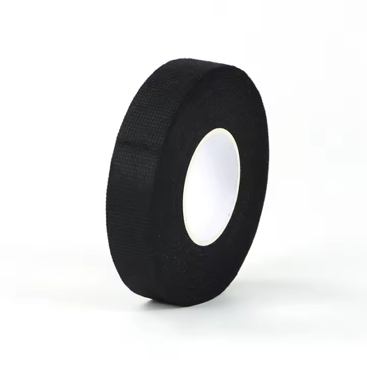 Cinta Eléctrica De Velours Negra 15m 30mm 25mm 19mm 15mm 9mm Retardante De Llama Adhesivo De Tela Para Cableado Y Harness - 1