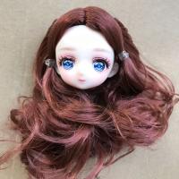 Muñeca De Juguete DIY Con Cabeza De Muñeca De Anime Larga Y Colorida Ojos Estelares Para Niñas Regalo De Vestir Muñeca De 1/6 - details 4