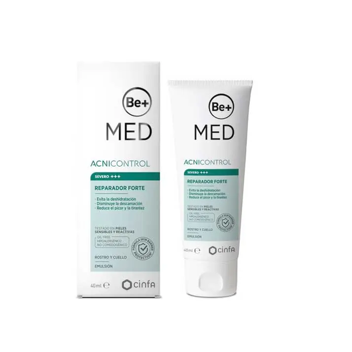Be+ Med Acnicontrol Reparador Fuerte 40ml - Tratamiento para Acné - 1