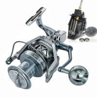 Carrete De Pesca Spinning MBLN 35kg/77lb Max Drag 90% Metal Completo Resistente Al Aliento Para Pesca En Oceano Y Playa - details 5