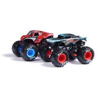 SPIN MASTER - Monster Jam - Pack 2 Coches Monster Truck Marvel Oficial Escala 1:64 METÁLICOS - Modelo Aleatorio - 6070555 - Coches para Niños - Juegos Infantiles - Juguetes Niños 3 años + - details 1