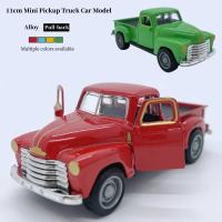 Mini Camión Rojo Clásico 11cm Juguete De Colección Vehículo De Acción Con Retroceso Aleación De Metal Regalo De Navidad Para Niños - details 0