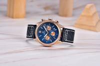 Reloj De Pulsera De Cuarzo BENYAR 2024 Para Hombre Marca De Lujo Cronógrafo Deportivo Resistente Al Agua De Acero Inoxidable Con Correa De Cuero Relojes Hombre - details 16