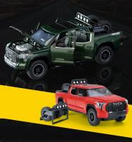 Modelo De Coche De Aleación Toyota Tundra 1:24 Con Sonido Y Luz Simulación Vehículo De Metal Para Niños Juguetes De Coche Regalo Para Niños Hombres - details 2