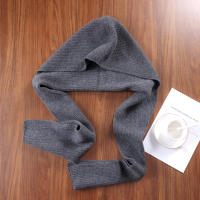 Bufanda De Punto De Lana 100% Para Mujer Invierno Suave Cálido Collar Falso Moda Decoración Camiseta Unipersonal Balaclava - details 9