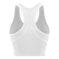 Top De Yoga Basic Racerback Para Mujer Camiseta Sin Costuras De Rib Knit Para Gimnasio Y Pilates Sin Almohadillas Internas - details 3