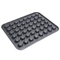 Molde Para Cupcakes Redondos Mini 48 Piezas Horno a Gas Y Eléctrico Antiadherente De Acero Carbono Uso En Cocina Y Hogar - details 7