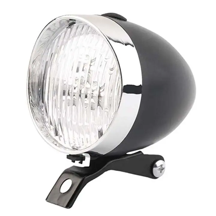 Luz De Bicicleta Frontal 3 LED Vintage Ultra Brillante Antorcha Luz De Noche Para Ciclismo Seguro Accesorio De Bicicleta - 1