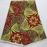 Tela De Encaje De Anka Wax Real De Alta Calidad Para Mujer Vestido De Fiesta Estilo Nigéria Ghanés Poliéster 6 Yardas 2024 - details 11