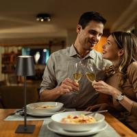 Lámpara De Escritorio LED Táctil Recargable Con USB Impermeable Para Ambiente De Restaurante Y Oficina Luz De Mesa Moderna - details 3