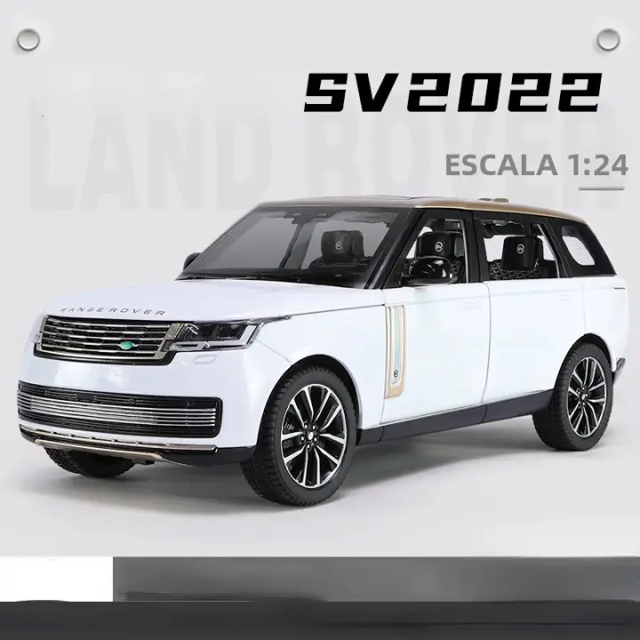 Land Rover Range Rover SV SUV De 1:24 En Miniatura Con Sonido Y Luz Coche De Juguete De Aleación Para Niños Vehículo C523 - 1