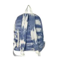 Mochila informal de lona con estilo gráfico teñido anudado.MEJORADA.estampado tie-dye.unisex, Bolsillo trasero antirrobo - details 2