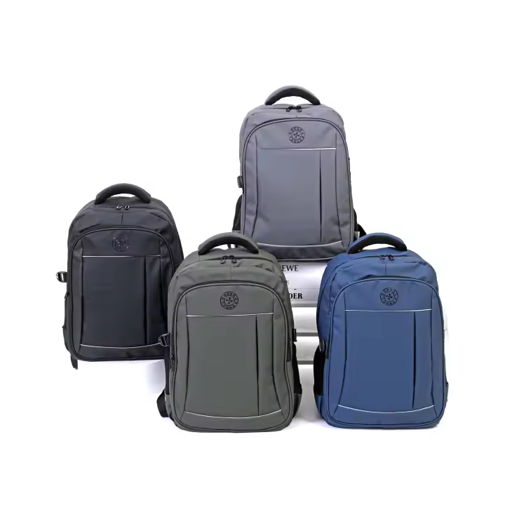 J.S ONDO MOCHILA TIPO TELA PARA HOMBRE Mochila Escolar Mochila de Viaje Negocios Trabajo Diario Antirrobo Impermeable Grande Mochila Ordenador CLASICO 19pulgadas - 1