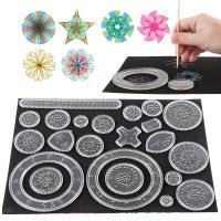 Kit De Dibujo Spirograph Clásico Con Papel De Arcoíris Magia Set De Arte Y Manualidades Para Niños Educativo Juguete De Dibujo - details 0