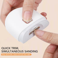 Tijeras De Uñas Eléctricas Con Iluminación Auxiliar Y Pulidora Automática Mini Herramientas De Manicura Portátil Para Niños Y Adultos - details 0