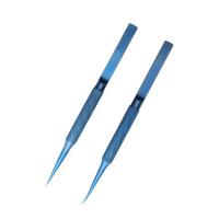 Aguja De Reparación De Teléfono Con Huella Dactilar 1PC Acrílico De Aleación De Titanio Punta Fina 0.15mm Curva O Recta - details 5