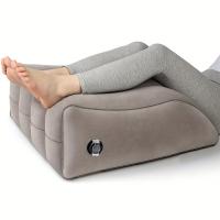 Almohada Inflable Para Piernas Fracturas Cojín De Elevación De Plumas Relajación De Rodillas Y Fatiga Forma De Piedra Para Descanso - details 1