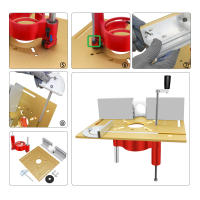 Sistema De Elevación De Router Mejorado Con Placa De Inserto De Aluminio Para Mesas De Trabajo Herramienta DIY Para Carpintería - details 8