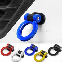 Adornos De Remolque Para Coche Diseño De Anillo De Carreras Decoración De Auto Simulación De Remolque Ante Y Trasero Material ABS Plástico - details 1