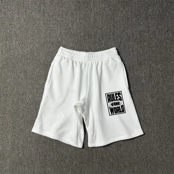 Shorts De Moda Para Hombre Verano Impresión Elasticidad Deporte Relajado Cortejusto Y2k Harajuku Shorts De Algodón - 1