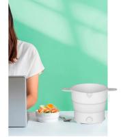 Olla Eléctrica Plegable Multifuncional Mini Para Cocinar Arroz Y Fideos Para Estudiantes Y Dormitorios Uso En Casa Y Viajes Potencia 800W - details 4