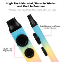 Kazu Flute 10pcs Kazoo Doble Agujero Instrumento Musical Reemplazable Boquilla Y Membrana Para Niños Y Adultos - details 3