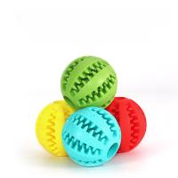 Bola De Goma Para Perros Y Gatos Juguetes Interactivos Resistentes Al Masticar Adecuado Para Pequeños Y Grandes Perros Y Puppies Limpiador De Dientes - details 1