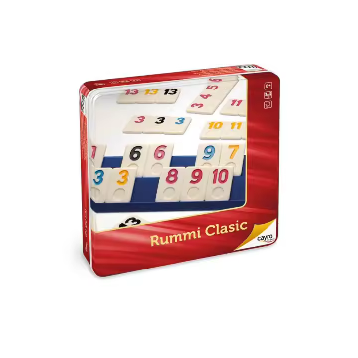 Juego Rummi Classic en caja de metal 27x27x5,7 cm (Cayro 753) - 1