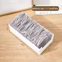 Organizador De Cables Con Almacenamiento Para Joyería Y Carga 1Set Bolsa De Almacenamiento Para Mesas Incluye Cable De Datos - details 1