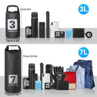 Bolsa De Manillar Para Bicicleta NEWBOLER 3L/7L Impermeable Con Tapa De Desrollo Bolsa Seca Para Ciclismo Bolsa De Pannier Para Bicicleta - details 15