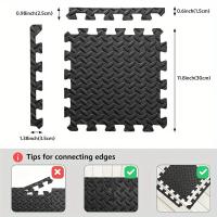 10pcs Alfombras De Yoga EVA Suave Antideslizantes Duraderas Y Cómodas Para Gimnasio Doméstico Tamaño 30x30cm Para Entrenamiento Fitness - details 5
