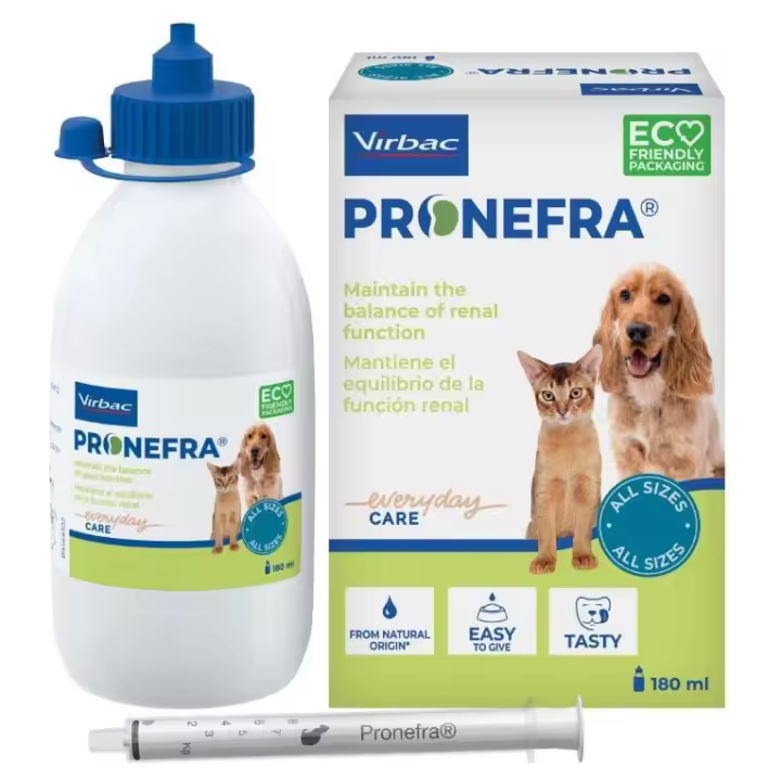 Pronefra  Alimento complementario dietético que ayuda para la función renal de Virbac. - 1