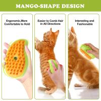 Cepillo De Peluquería Para Perros Y Gatos Eléctrico Con Humo 3 En 1 Cepillo De Masaje Para Animales Elimina Enredos Y Pelo Muerto - details 0