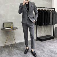 Traje De Boda Para Hombre De Alta Calidad Dos Piezas Traje De Negocios Casual Banquete Ensemble De Lujo Con Pantalones - details 21