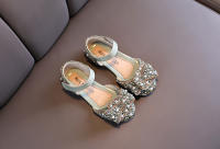 Sandalias De Crystals Para Niñas Moda Boda Fiesta Danza Performance Zapatos De Princesa Antideslizantes Talla Verdadera Para Edad 4-6Años - details 8