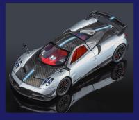 Modelo De Coche Pagani Huayra a Escala 1:24 Con Acción De Retroceso Retro Para Regalo Perfecto Para Enthusiasts De Carreras Y Coleccionables De Exposición - details 21
