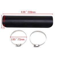 Protector De Calor Para Escape De Motocicleta Universal Cubierta De Hierro Metálico Negro/Plateado Adecuado Para Harley Honda Yamaha - details 16