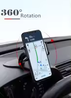 Soporte Universal Para Teléfono Móvil En Coche Montaje En Tablero Giratorio Compatible Con iPhone 15 14 Soporte Para GPS - details 1