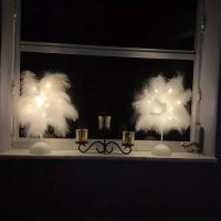Lámpara De Mesa LED Con Diseño De Plumas Para Niños - Portátil Y Ideal Para Decoración De Dormitorio Tamaño 1PC Fuente De Alimentación Batería - details 6