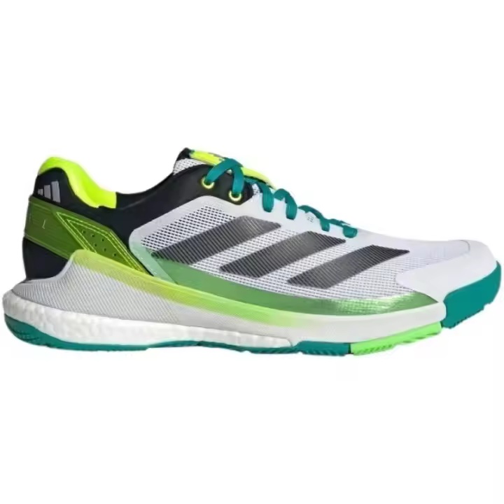 Zapatillas Adidas Crazyquick Boost Padel Blanco Negro Verde - 1