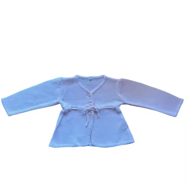 Sandra Adrubau | Chaqueta de Punto para Niña | Manga Larga y Cuello en Pico | Rosa - 1