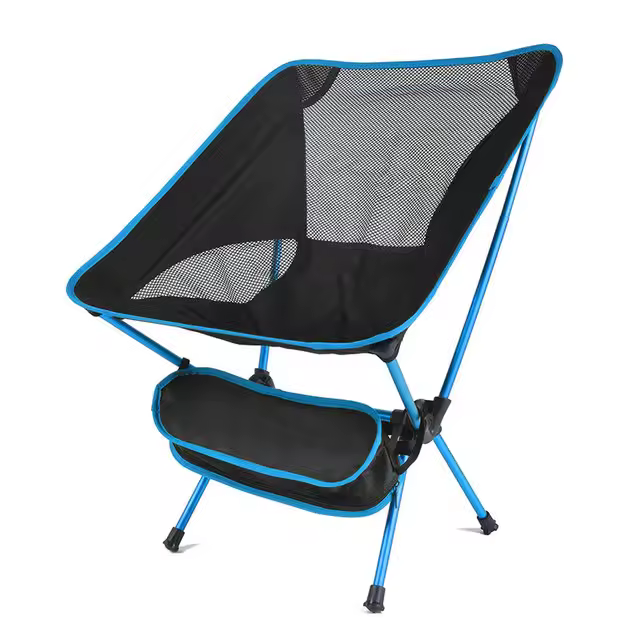 Silla Plegable Ultraligera Desmontable Portátil Para Camping Pesca Barbacoa Jardín - 1
