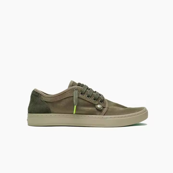Zapatillas Satorisan Hombre Heisei Suede Peat Green - Estilo Deportivo Unisex - 1